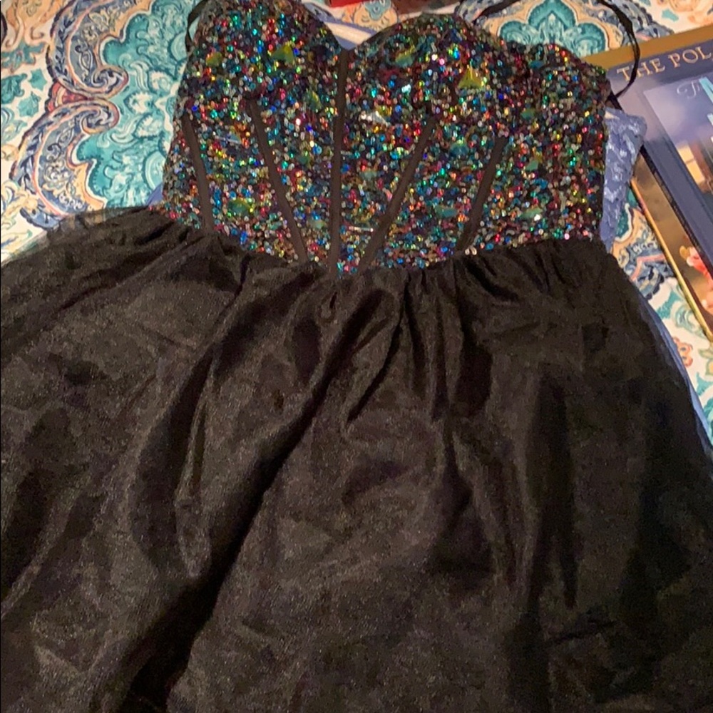 Black party dress